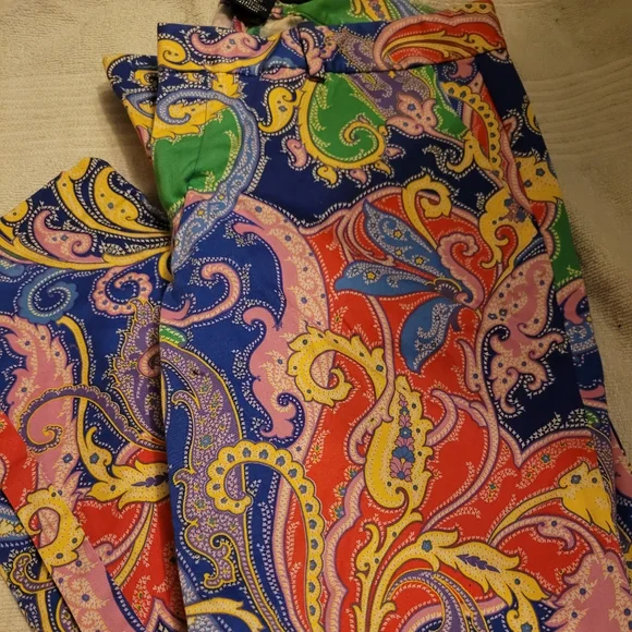 Ralph Lauren Paisley Golf Pants - Picture 1 of 7